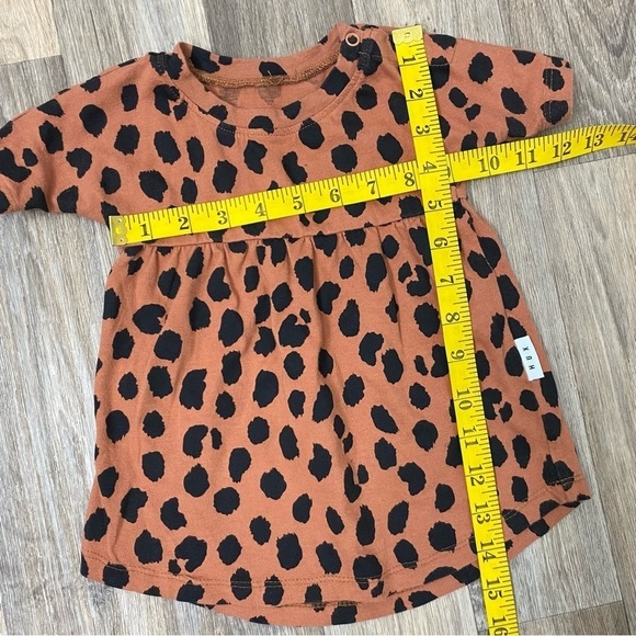 HUX BABY Organic Cotton Animal print Swirl Dress Baby size 9-12 Months - Picture 6 of 7